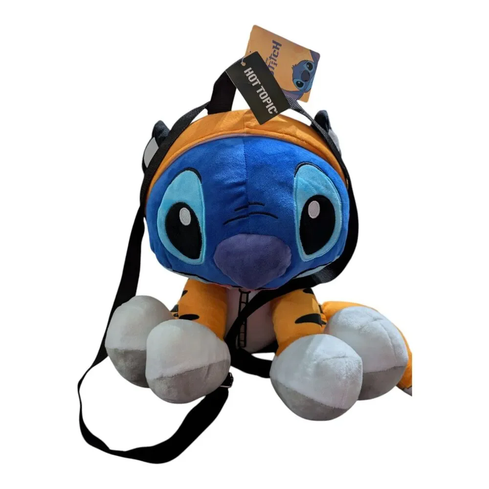 Disney Stitch Plush Backpack | Tiger Costume | Hot Topic | New With Tags